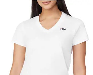 Camiseta FILA Blanca Para Mujer Talla Xs